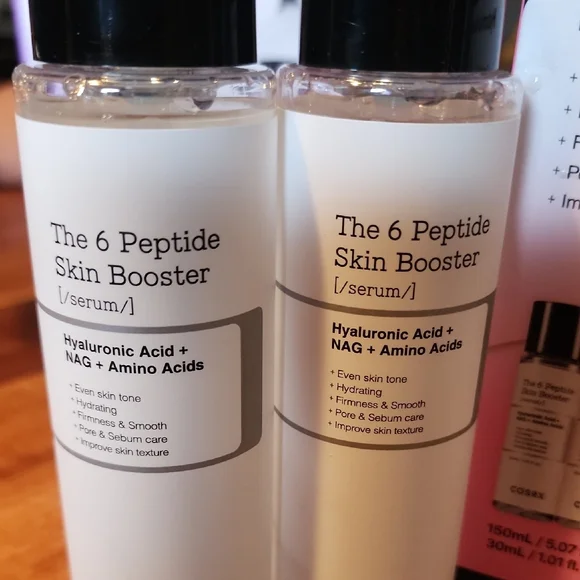 COSRX The 6 Peptide Skin Booster Serum Set - White and Black